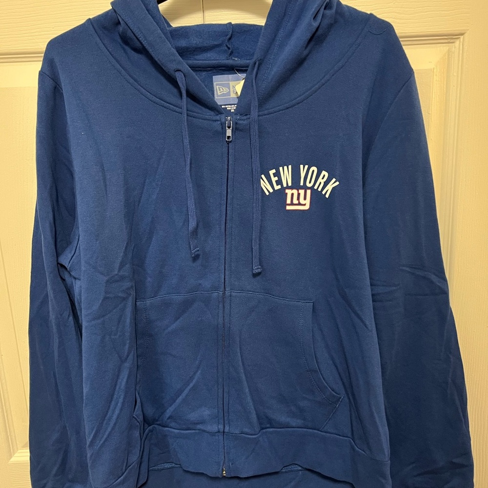 New Era Women’s Royal Blue Giants Zip-Up Hoodie NFL | Size XXL